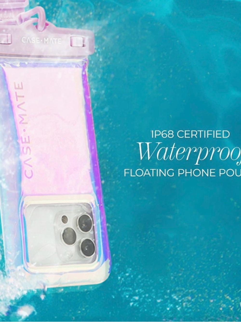 Case-Mate Soap Bubble® Waterproof Floating Pouch - Picture 4 of 8